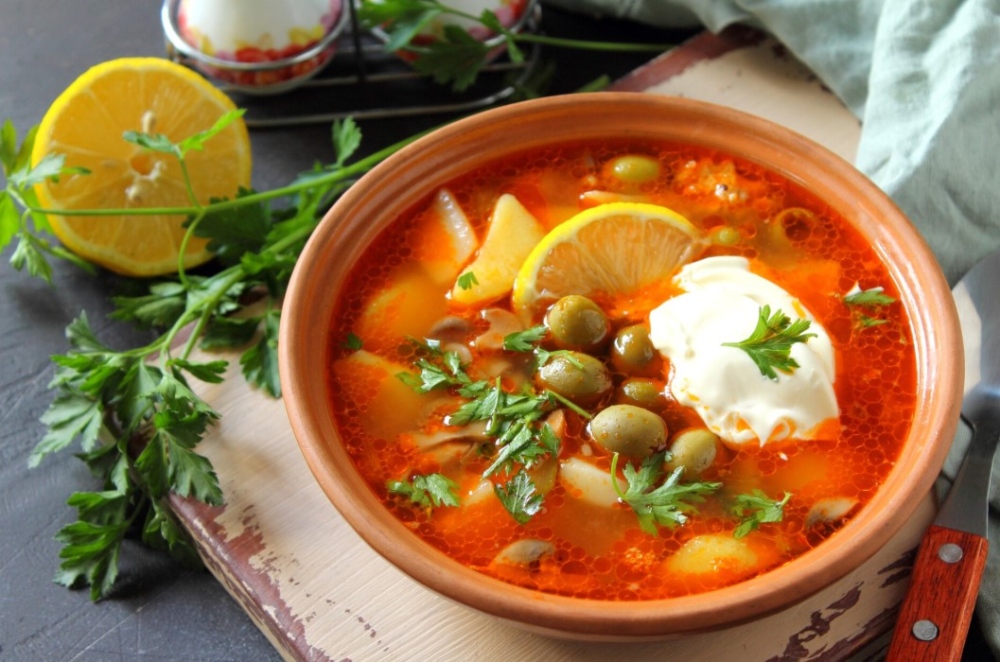 Рецепты вкусной солянки с грибами