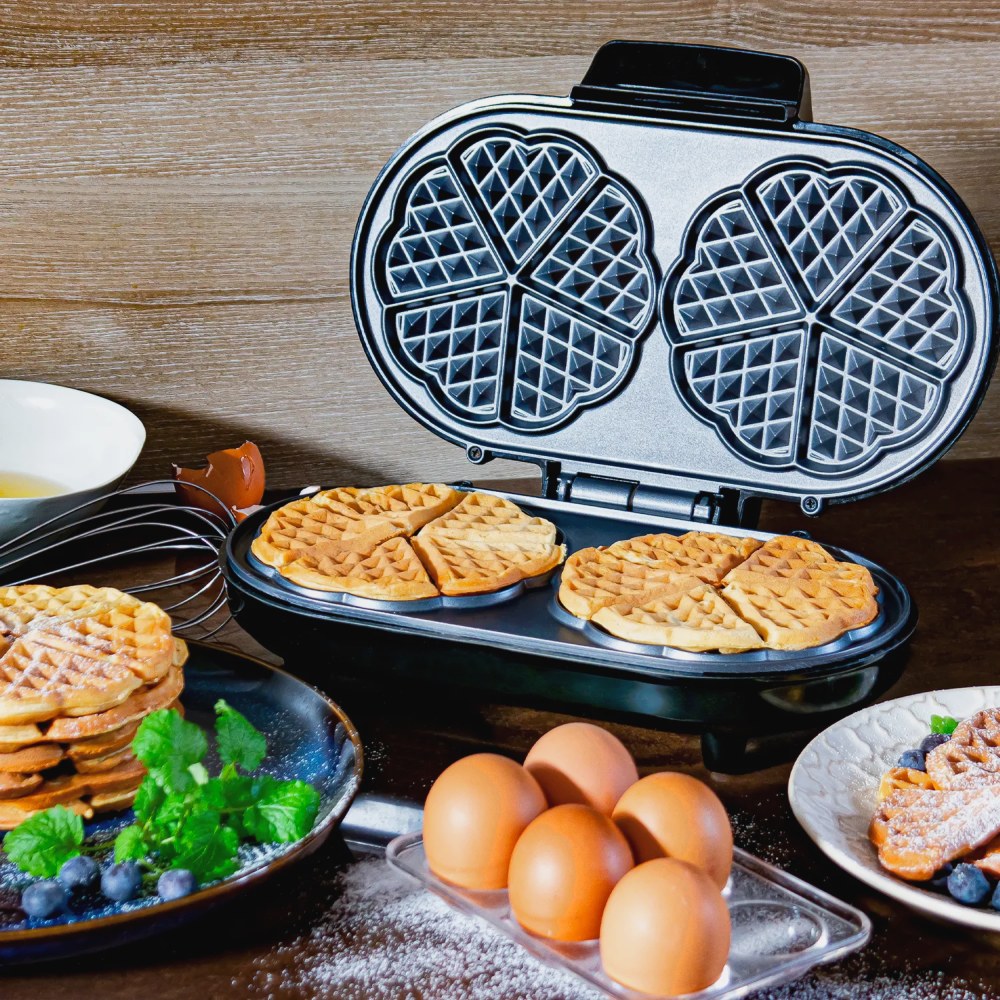 двойная вафельница для круглых вафель